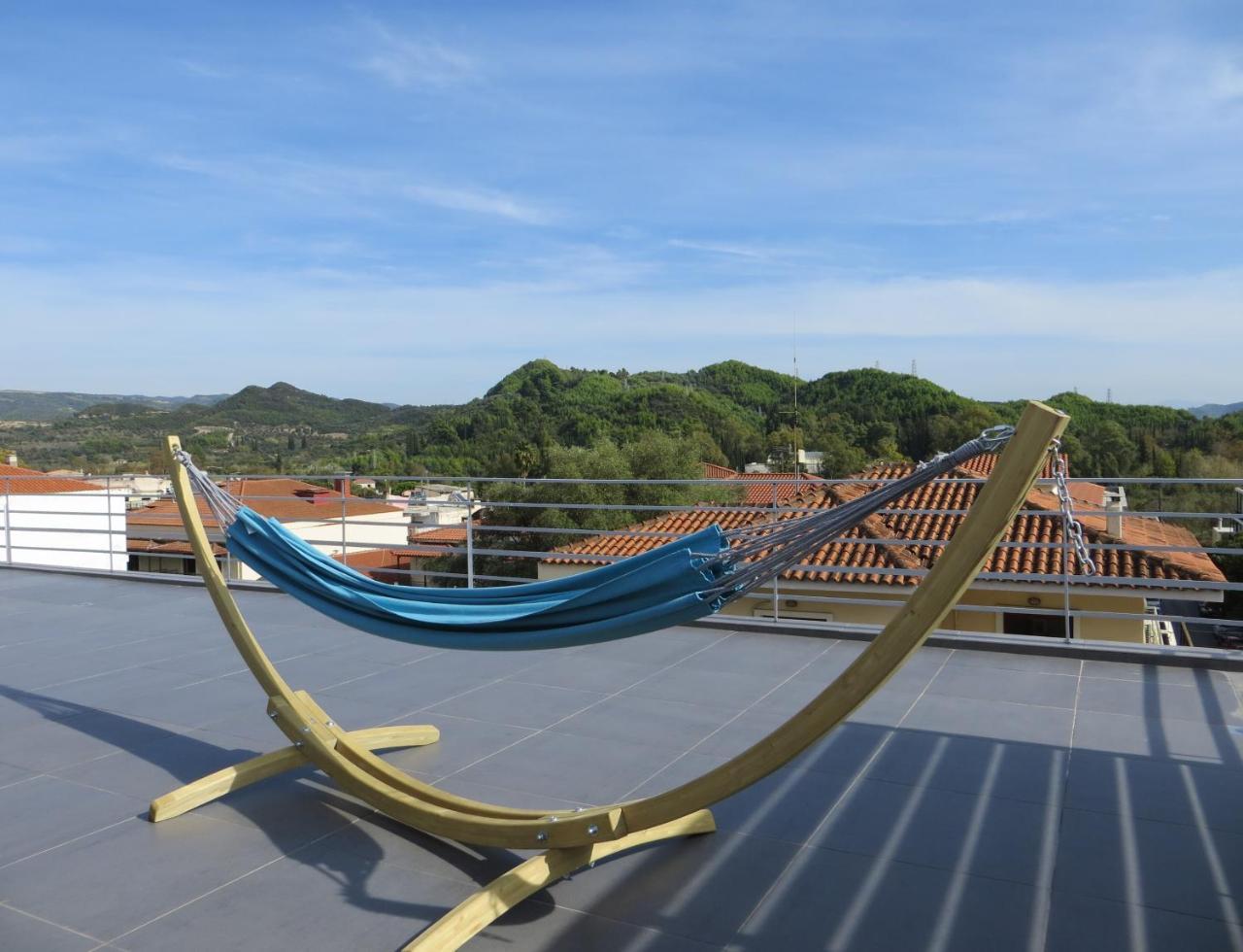 Leonidaion Guesthouse أولمبيا المظهر الخارجي الصورة Hammock on a stand